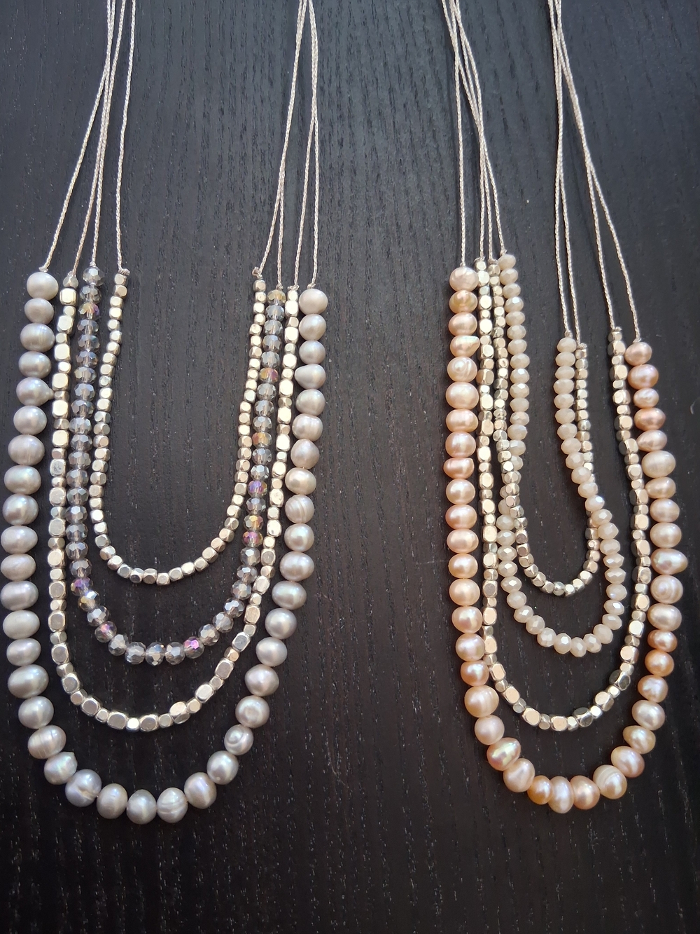 Multi-Strand Pearl and Bead Necklace - Sea Jewels